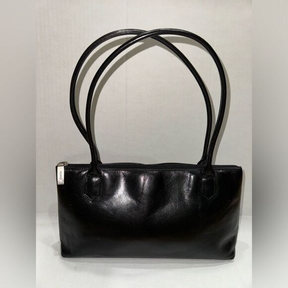 HOBO INTERNATIONAL Leather East West Black Shoulder Bag - Picture 1 of 5